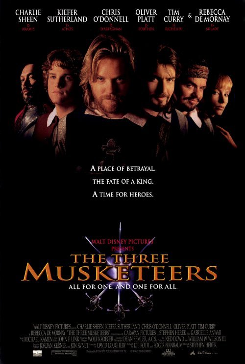 L'affiche du film The Three Musketeers