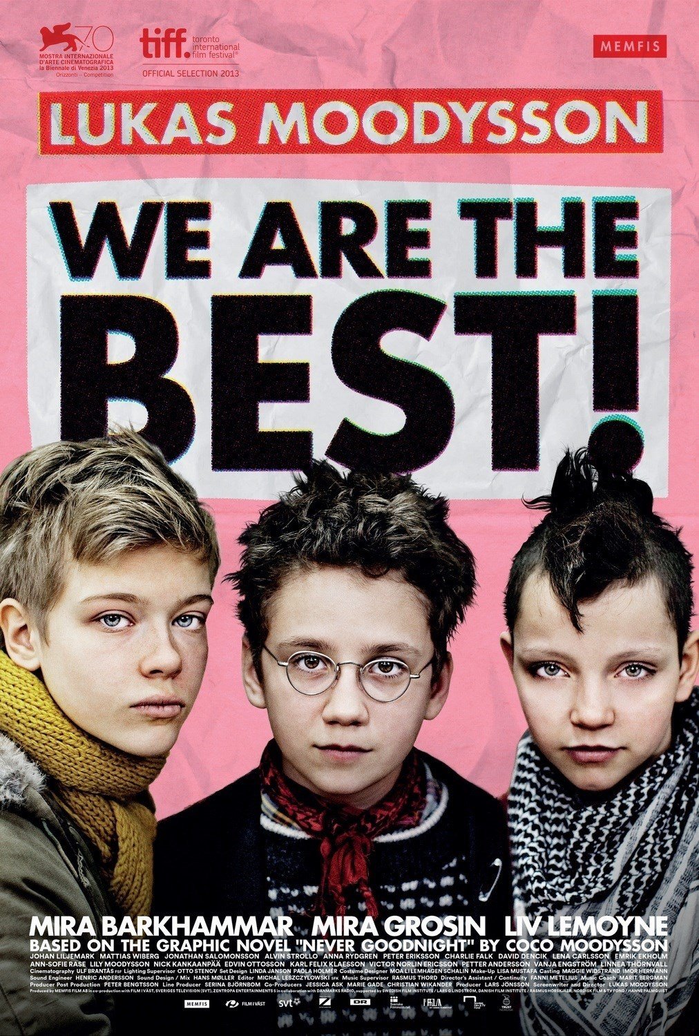 L'affiche du film We Are the Best!