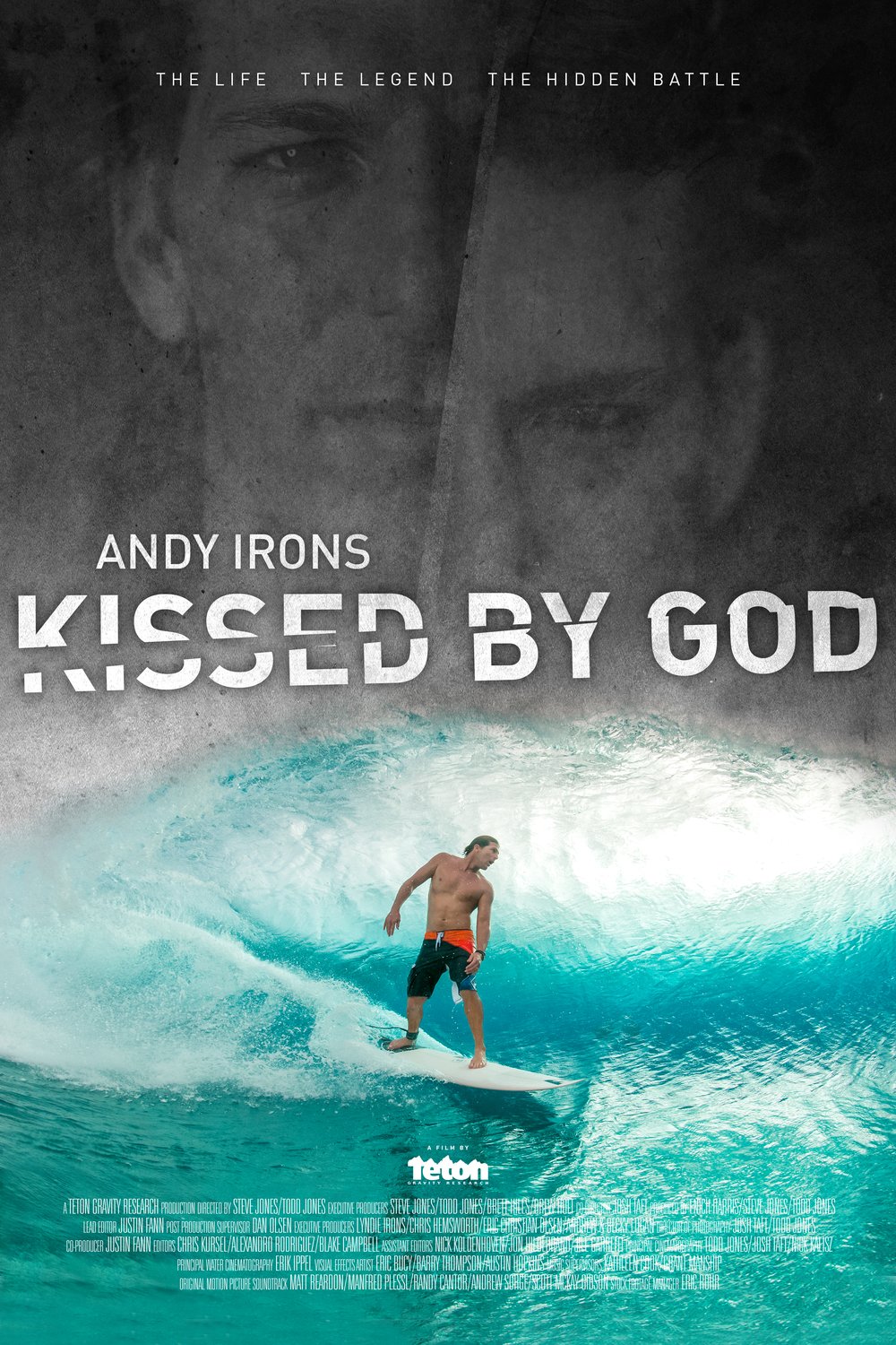 L'affiche du film Andy Irons: Kissed by God