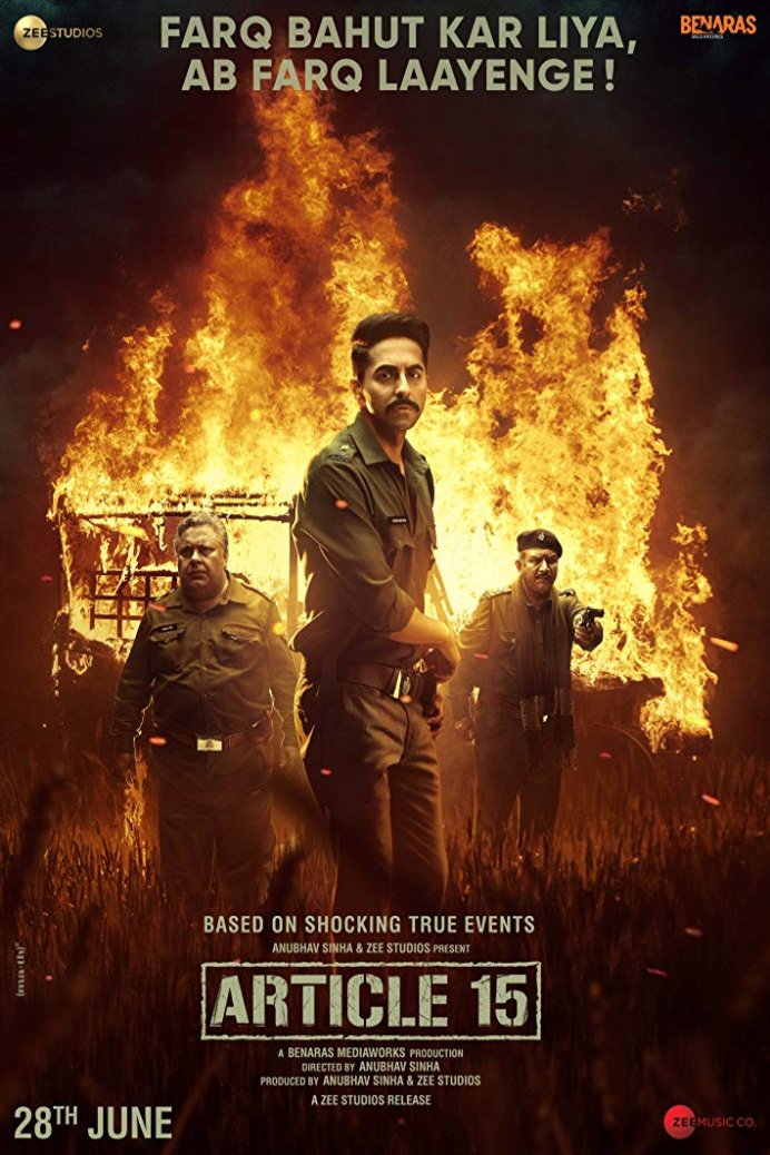Hindi poster of the movie Article 15
