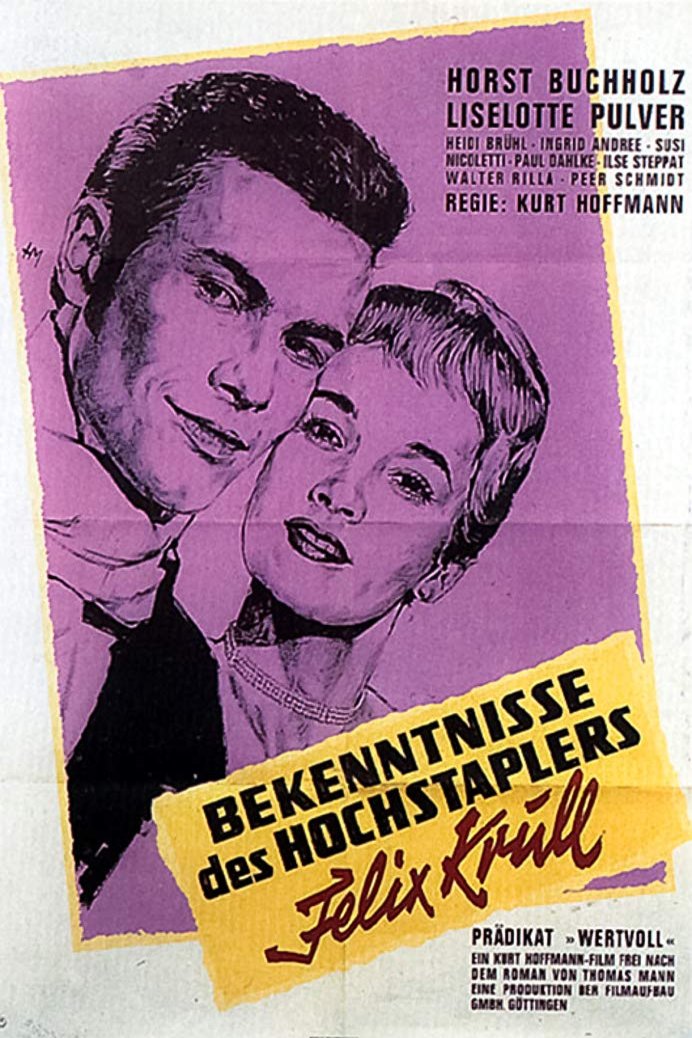 L'affiche originale du film Confessions of Felix Krull en allemand