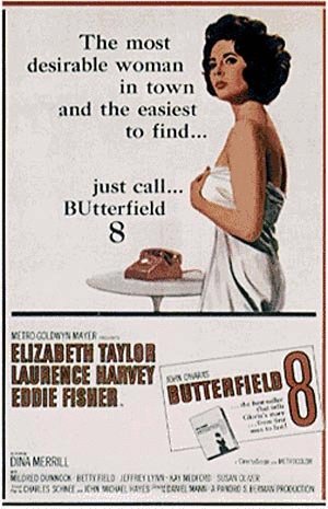 L'affiche du film Butterfield 8