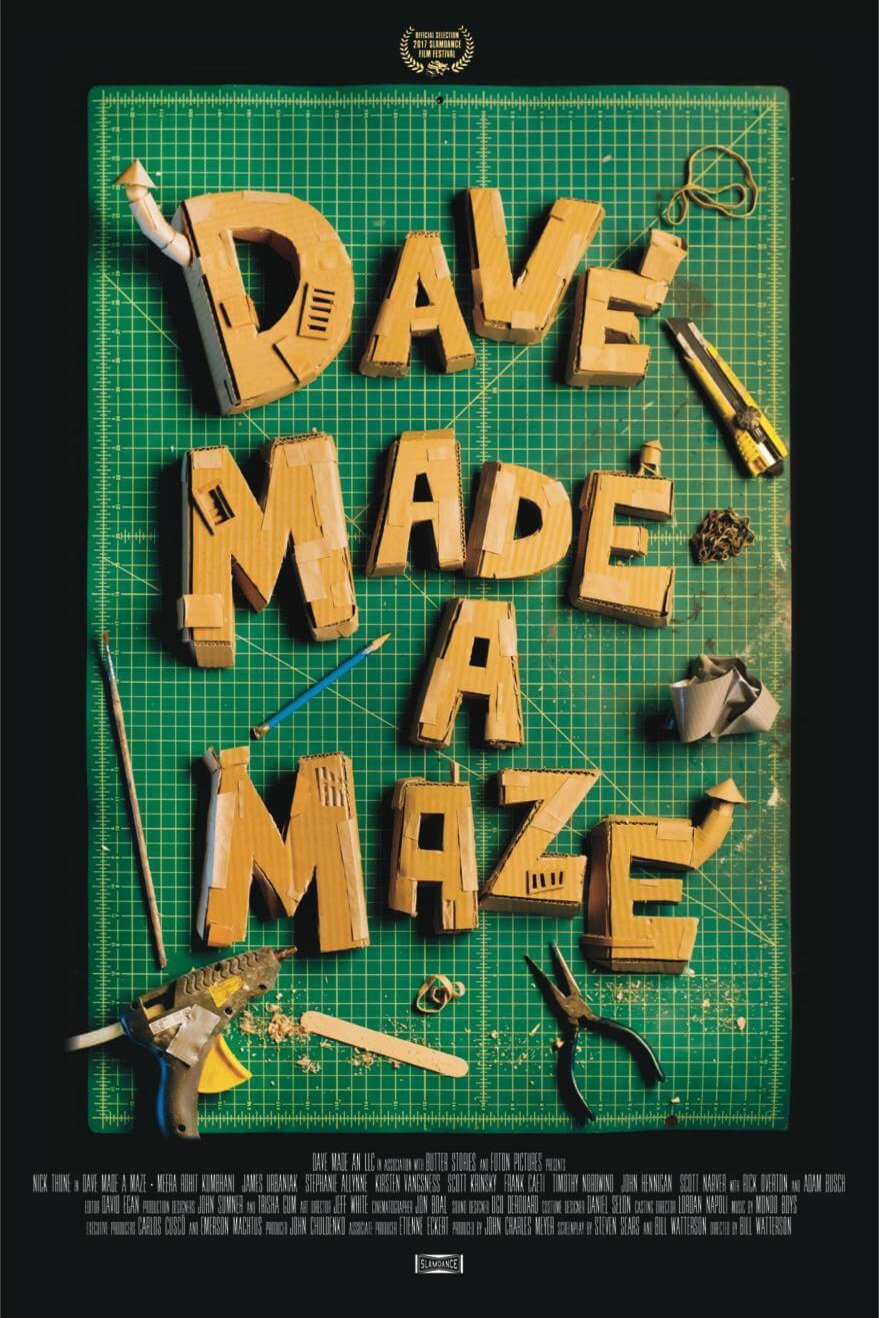L'affiche du film Dave Made a Maze
