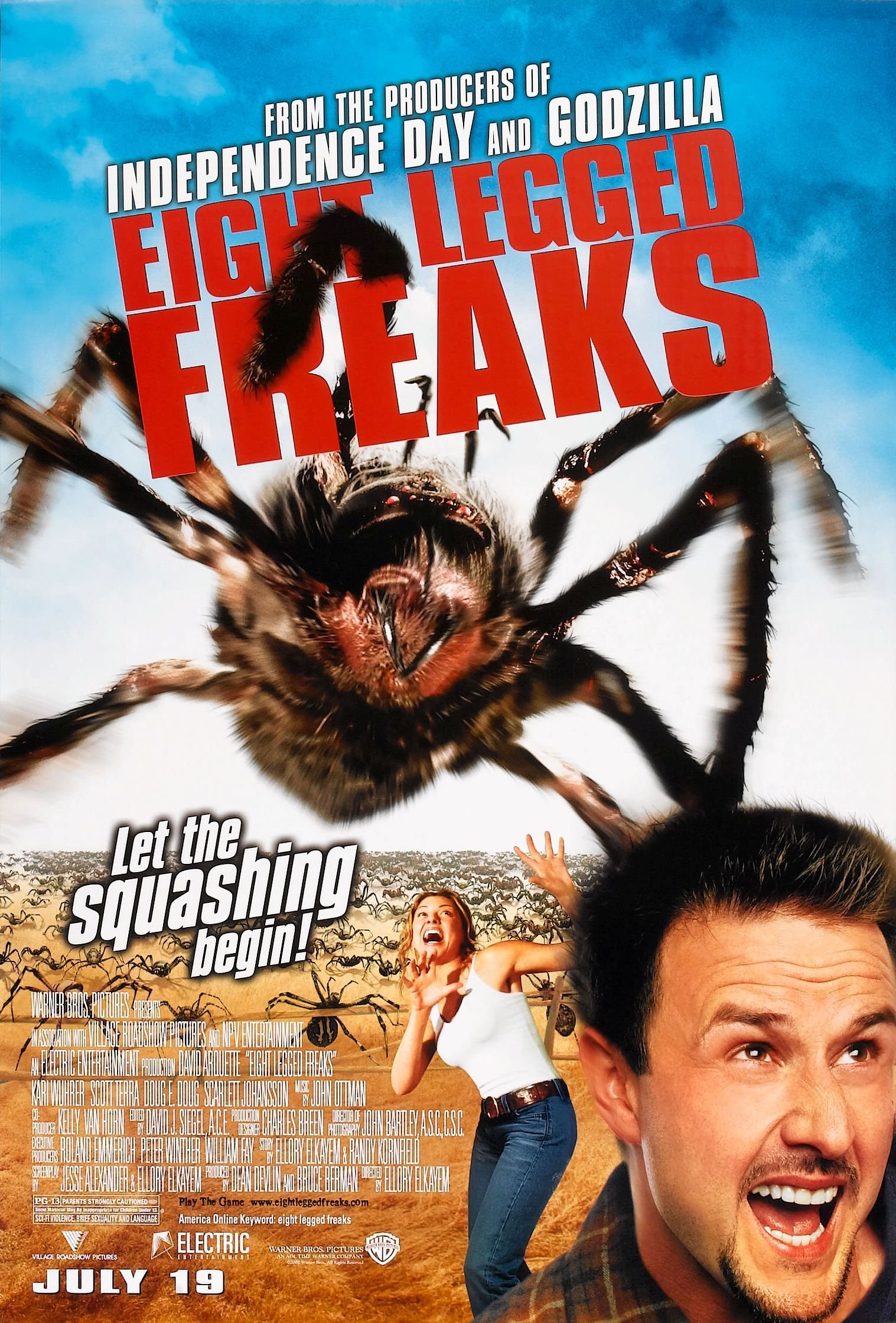 L'affiche du film Eight Legged Freaks
