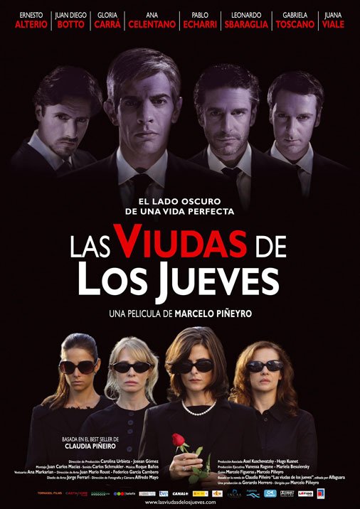Spanish poster of the movie Las Viudas de los jueves