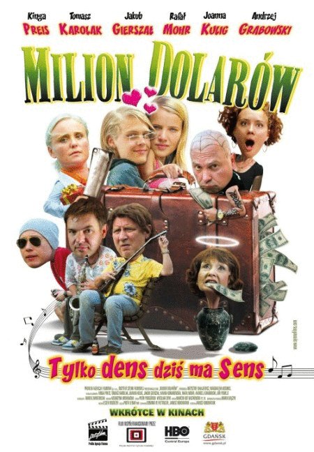 L'affiche originale du film Milion dolarów en polonais