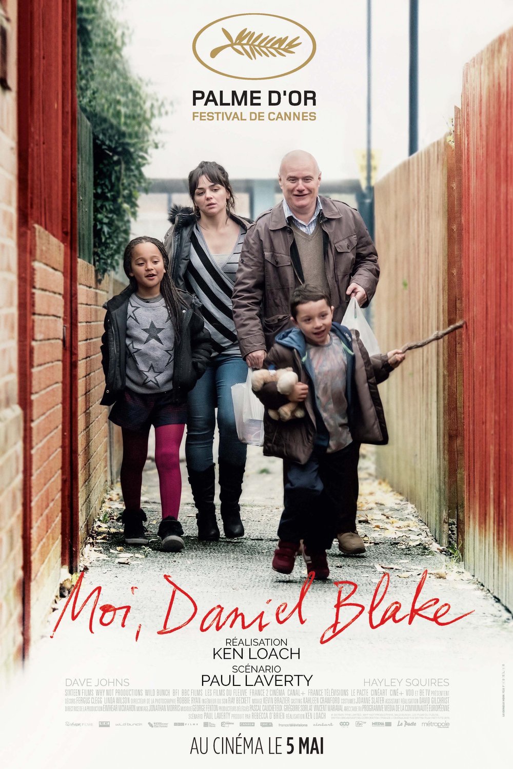 L'affiche du film Moi, Daniel Blake