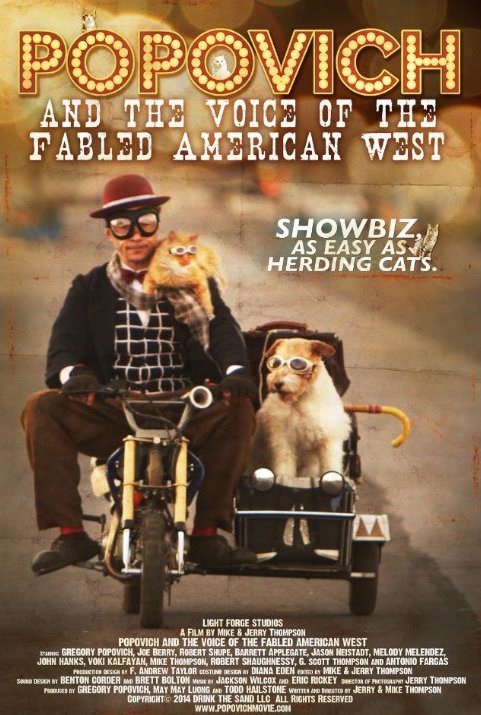 L'affiche du film Popovich and the Voice of the Fabled American West