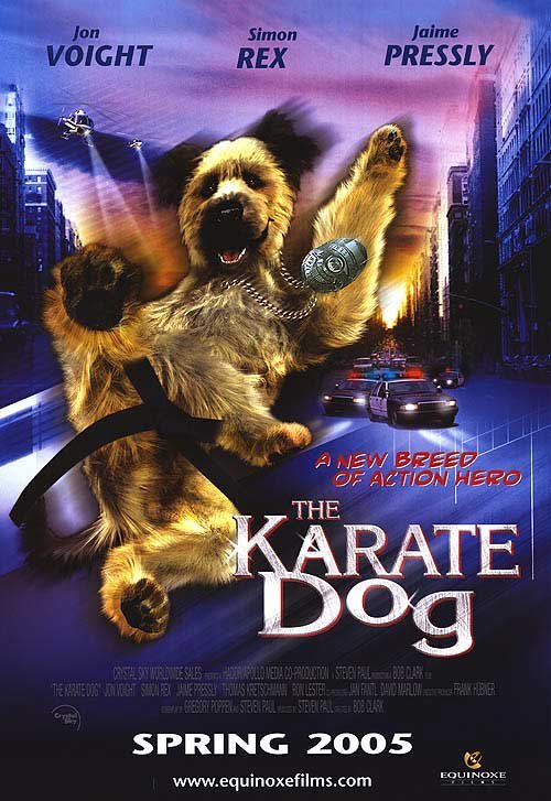 L'affiche du film The Karate Dog