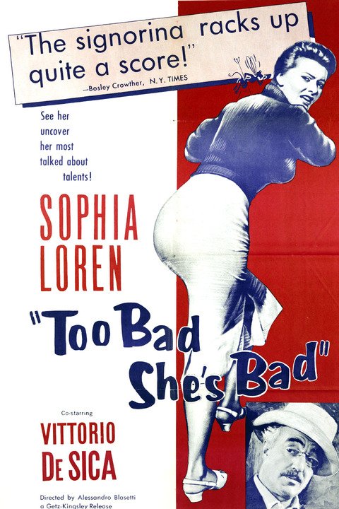 L'affiche du film Too Bad She's Bad