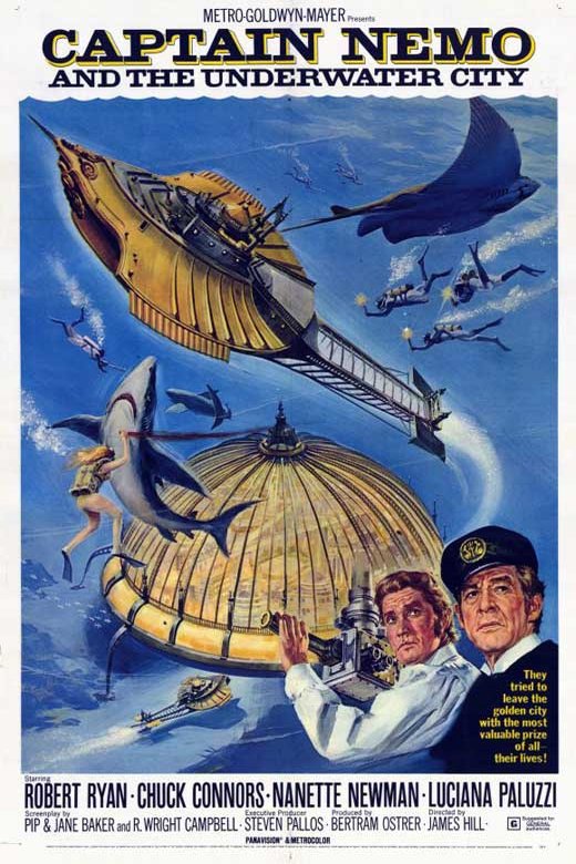 L'affiche du film Captain Nemo and the Underwater City