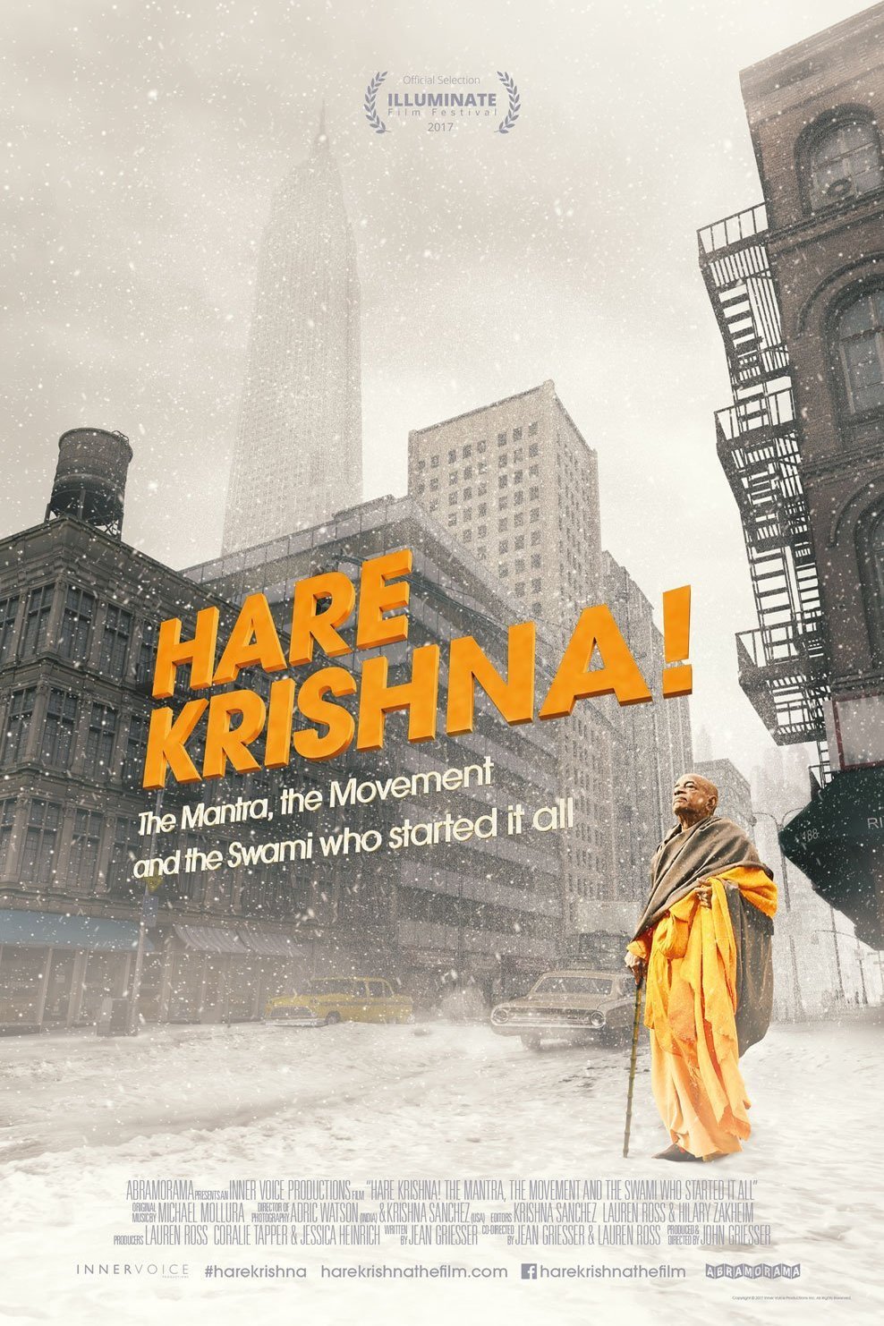 L'affiche du film Hare Krishna! The Mantra, the Movement and the Swami Who Started It All