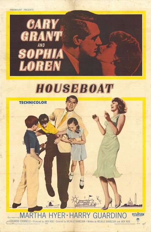 L'affiche du film Houseboat