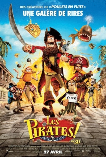 L'affiche du film The Pirates! In an Adventure with Scientists!