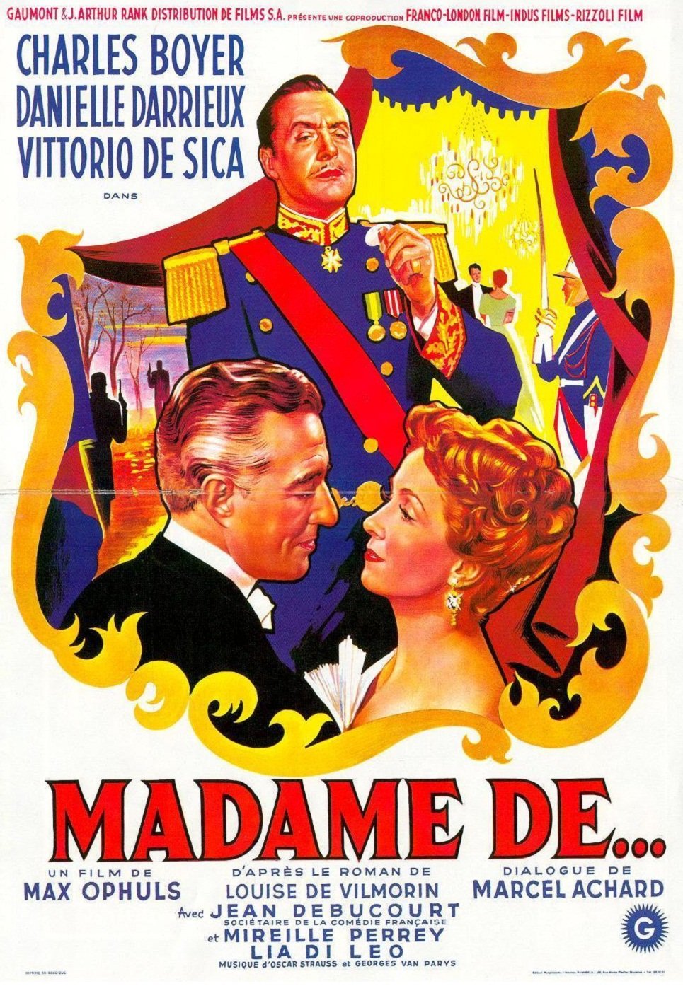 L'affiche du film Madame de...