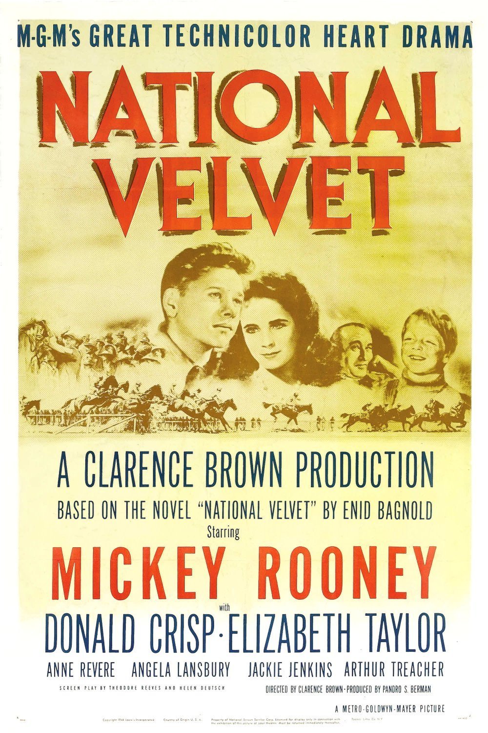 L'affiche du film National Velvet