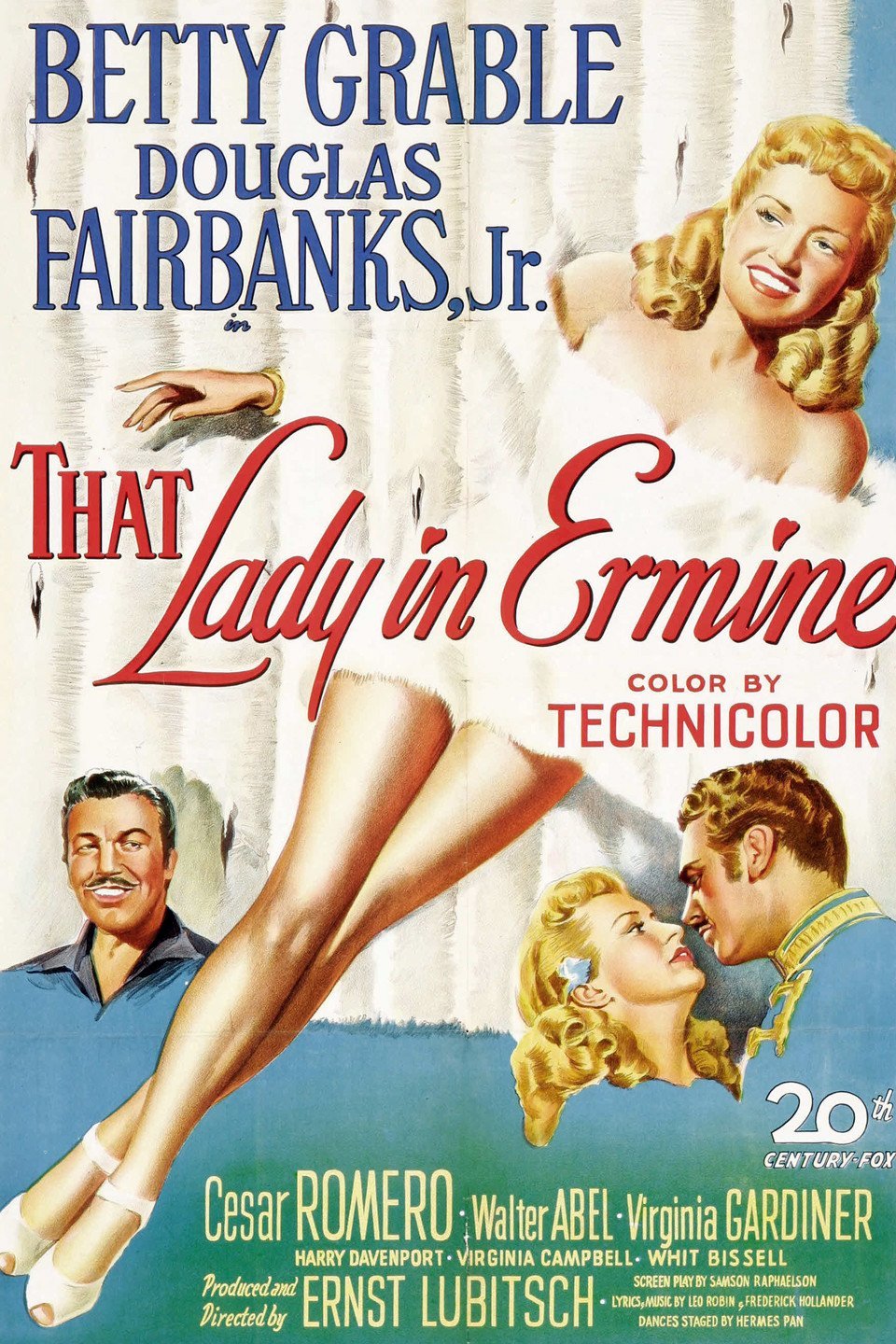 L'affiche du film That Lady in Ermine