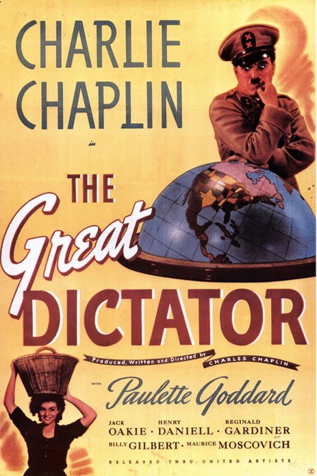 L'affiche du film The Great Dictator