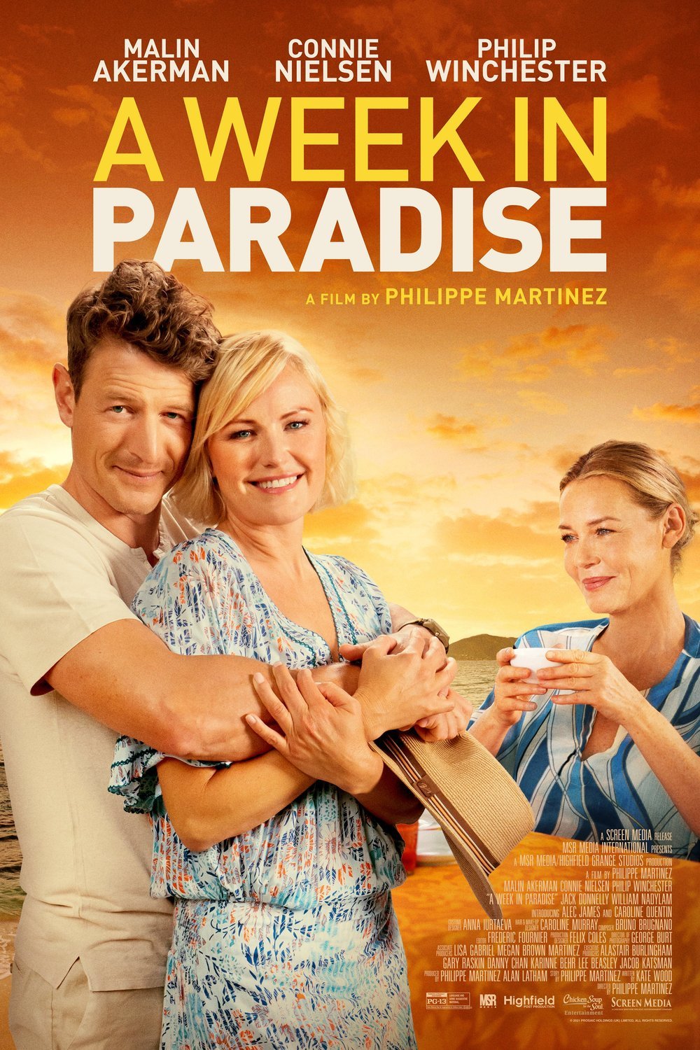 L'affiche du film A Week in Paradise