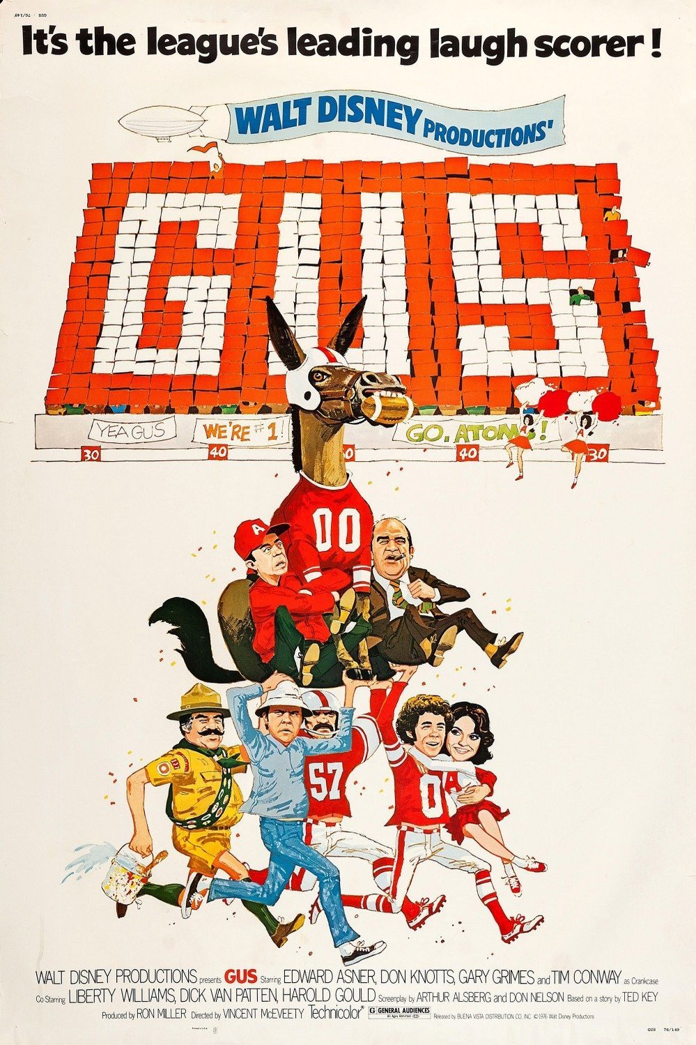L'affiche originale du film Gus en anglais