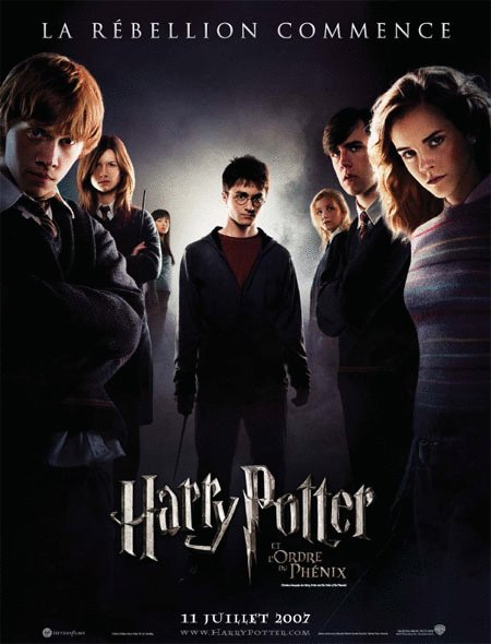 L'affiche du film Harry Potter et l'Ordre du Phénix