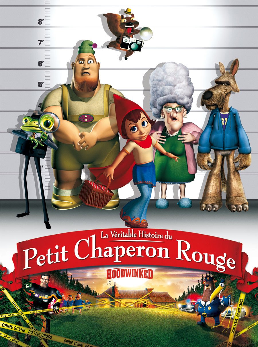 L'affiche du film La Véritable histoire du Petit Chaperon Rouge