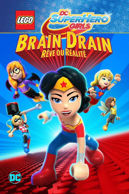 L'affiche du film Lego DC Super Hero Girls: Brain Drain