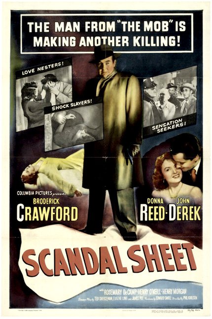 L'affiche du film Scandal Sheet
