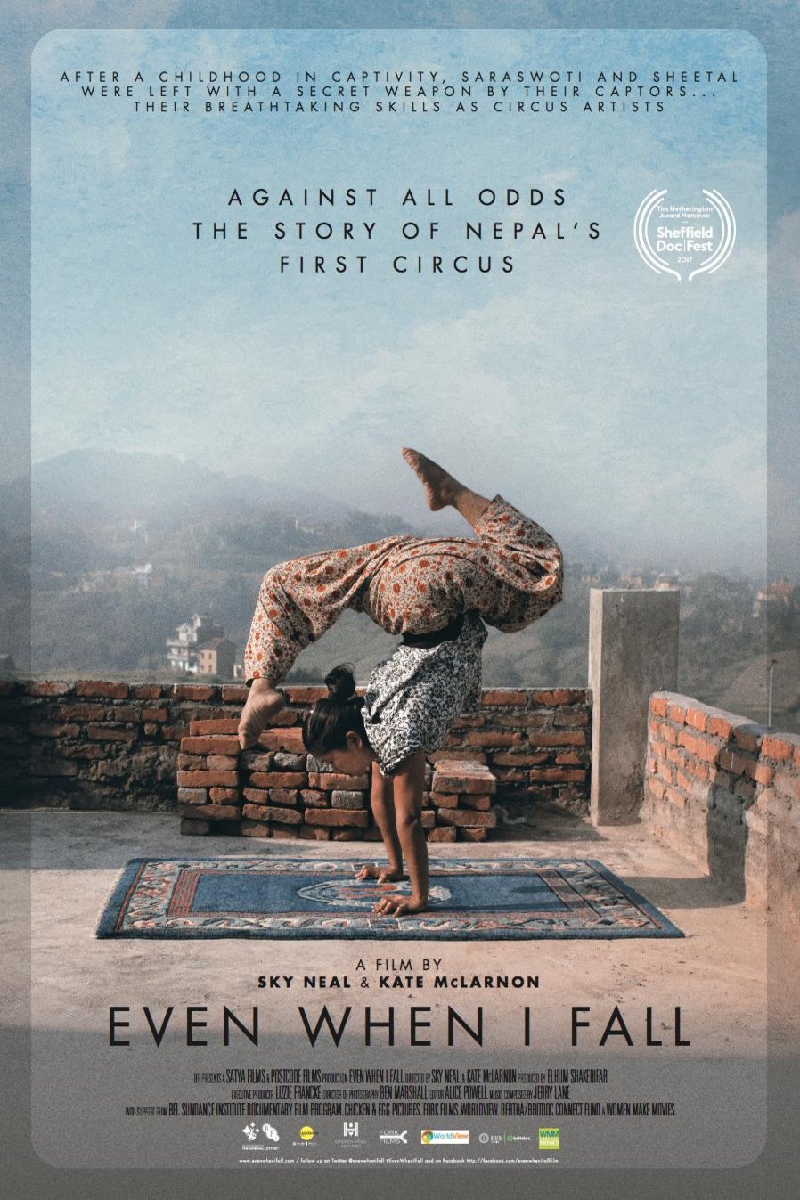 L'affiche originale du film Even When I Fall en Népalais