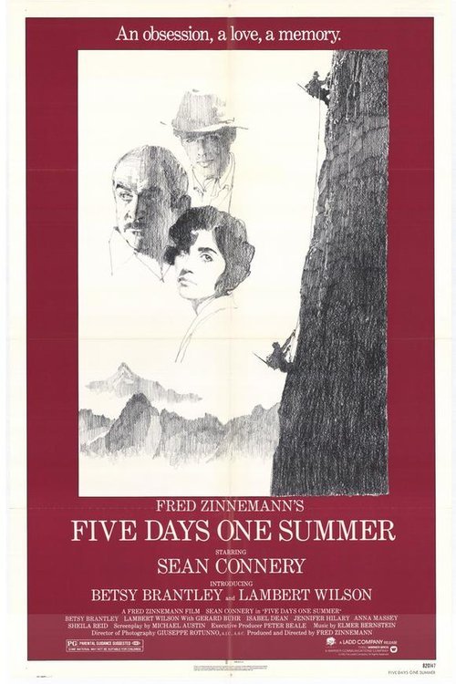 L'affiche du film Five Days One Summer