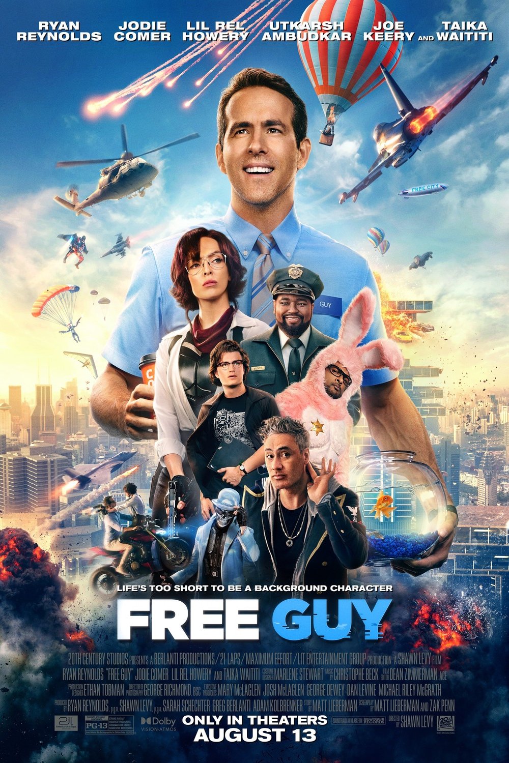 L'affiche du film Free Guy