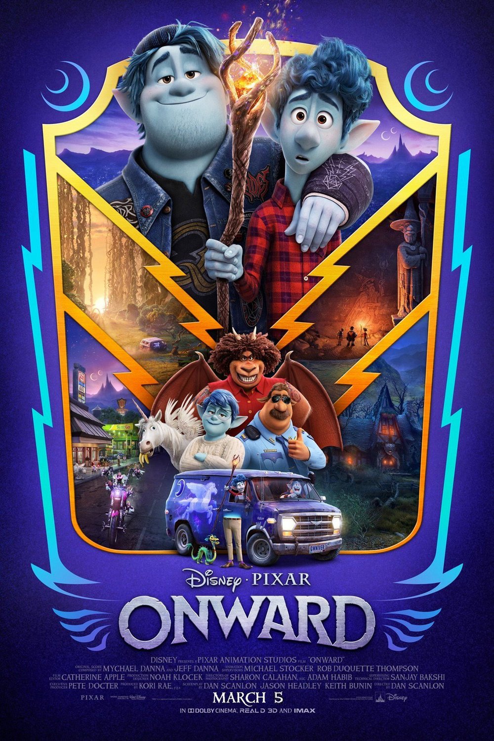 L'affiche du film Onward