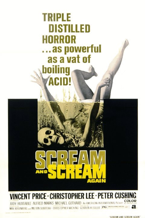 L'affiche du film Scream and Scream Again