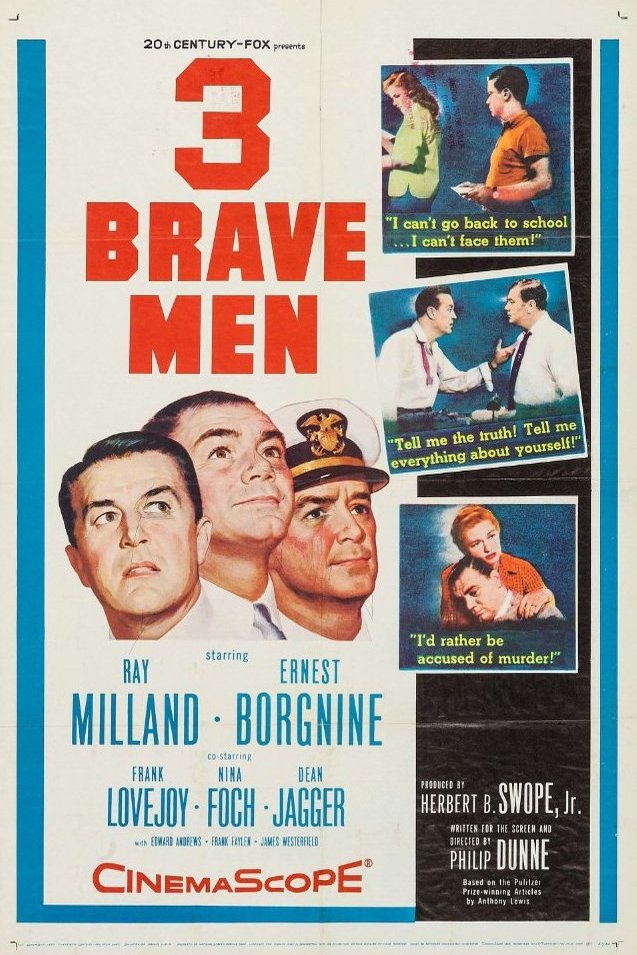 L'affiche du film Three Brave Men