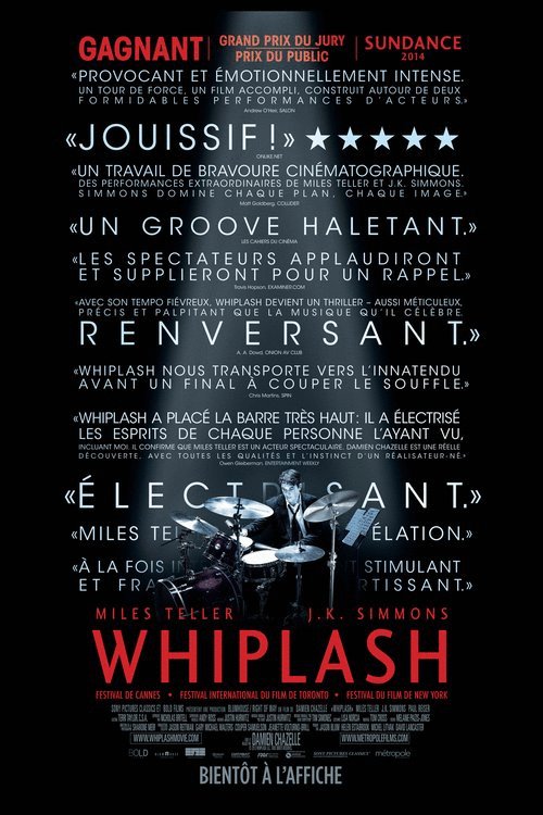 L'affiche du film Whiplash v.f.