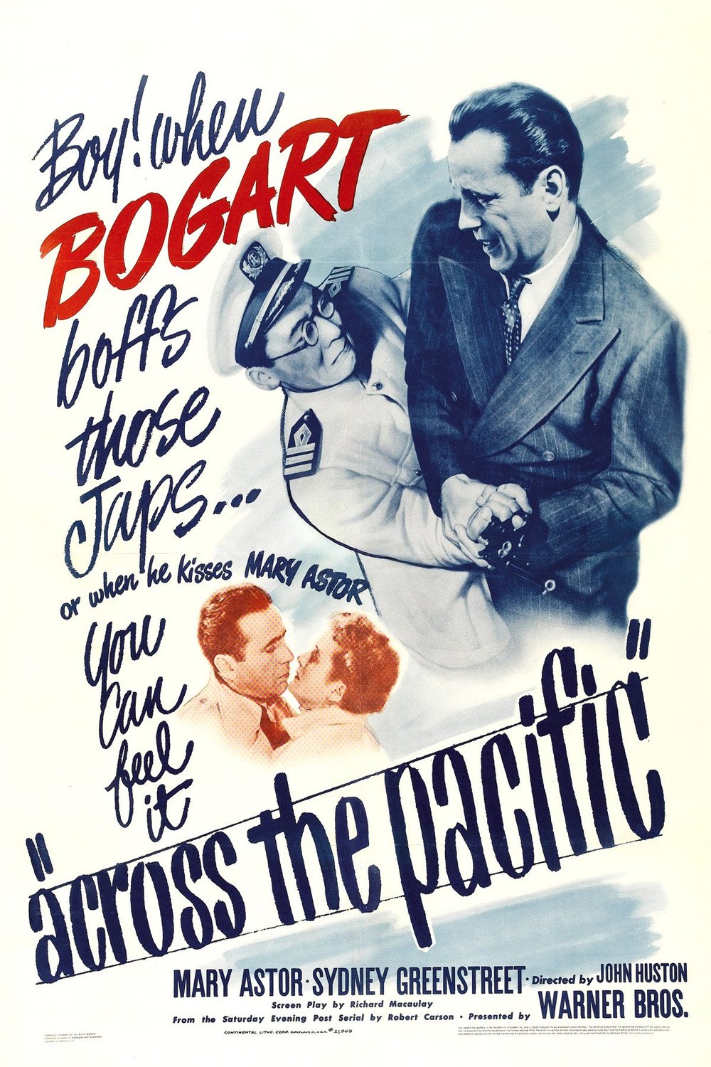 L'affiche du film Across the Pacific