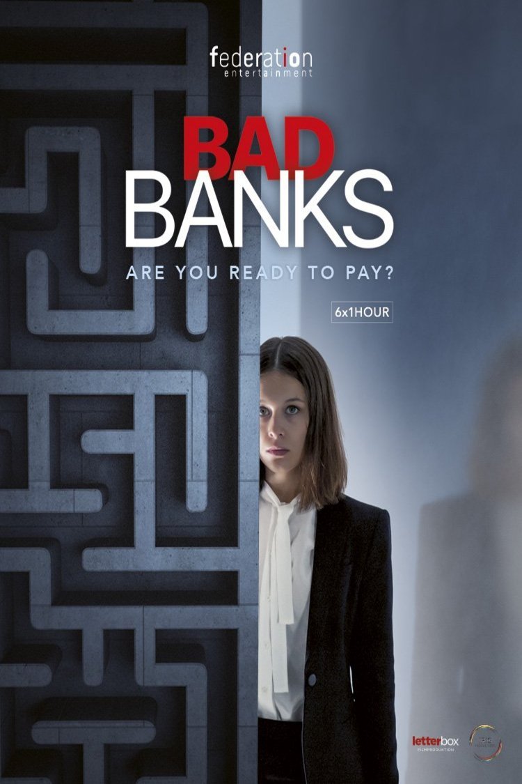 German poster of the movie Bad Banks