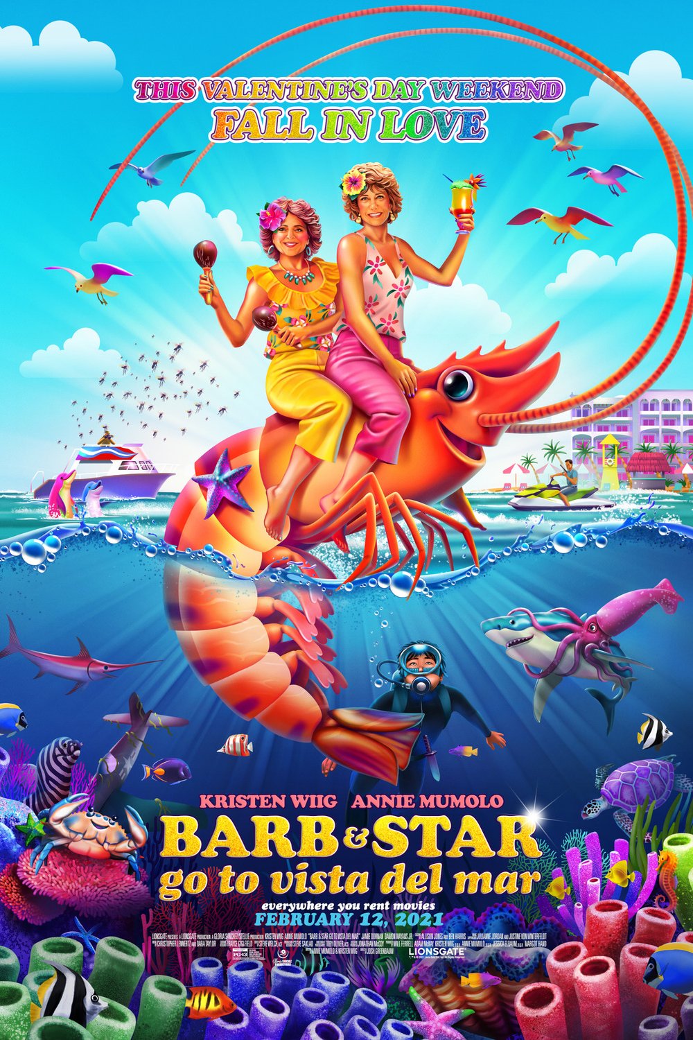 L'affiche du film Barb et Star vont à Vista Del Mar