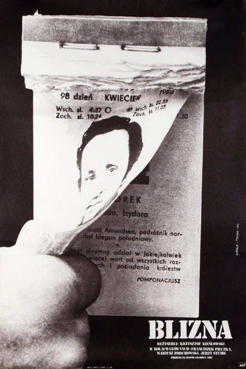 L'affiche originale du film Blizna en polonais