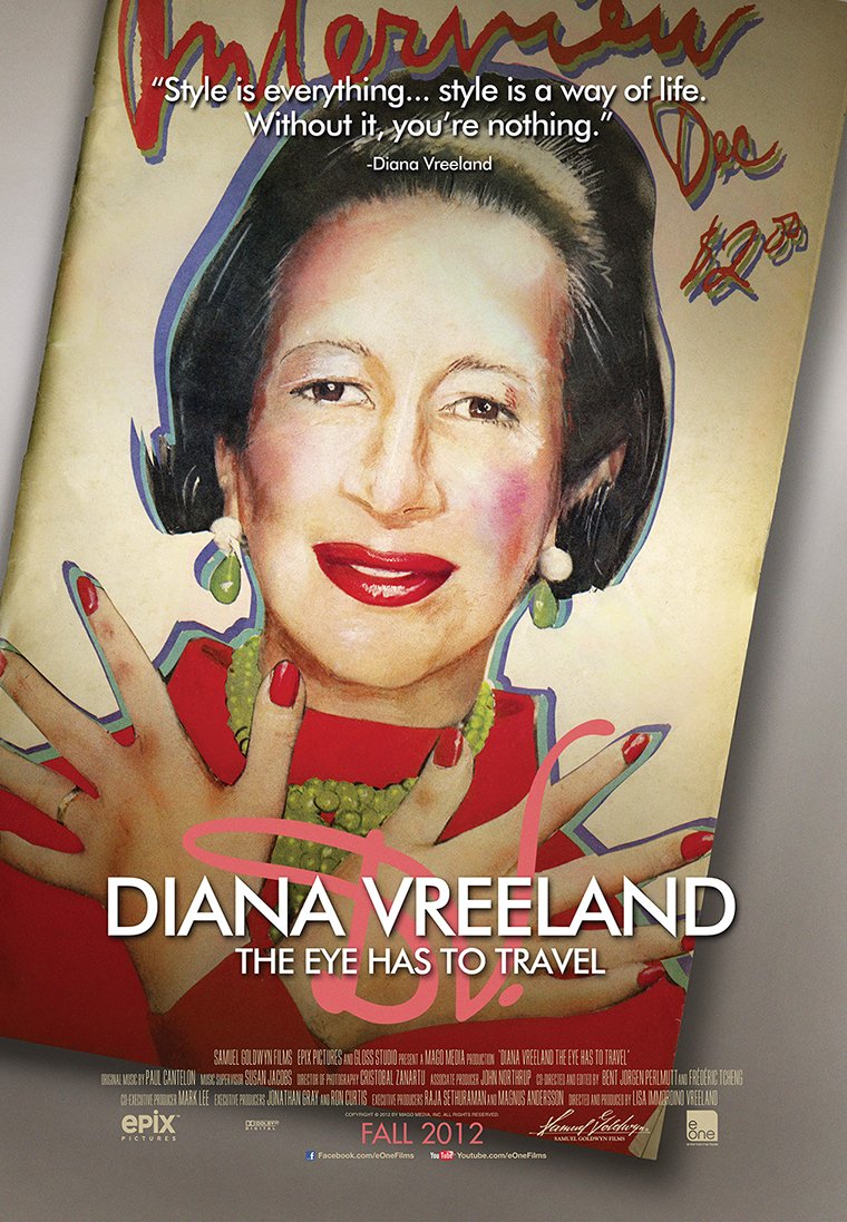 L'affiche du film Diana Vreeland: The Eye Has to Travel