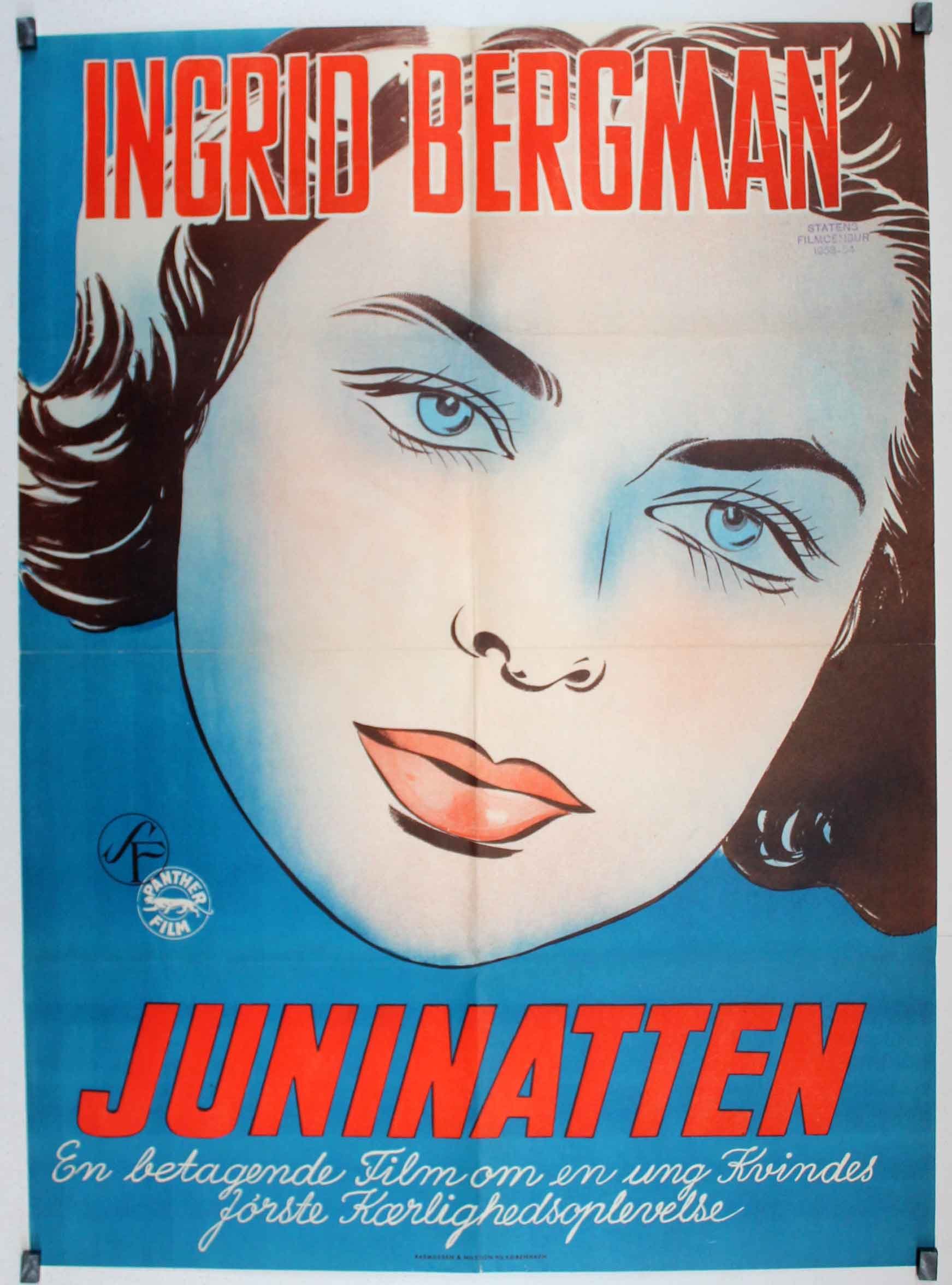 L'affiche originale du film June Night en suédois