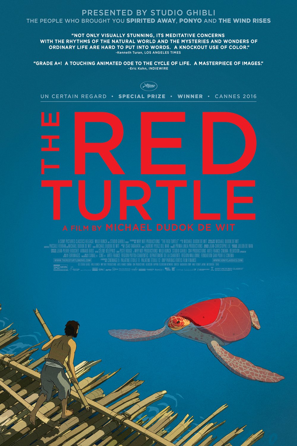 L'affiche du film The Red Turtle