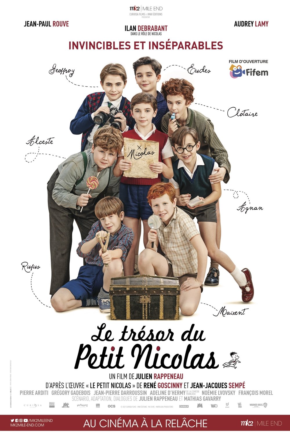 L'affiche du film Le trésor du petit Nicolas