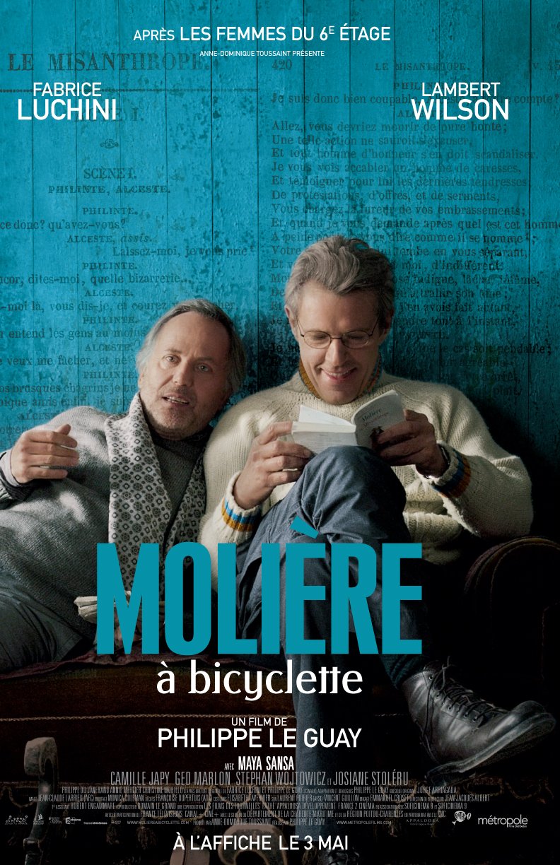 L'affiche du film Molière à bicyclette