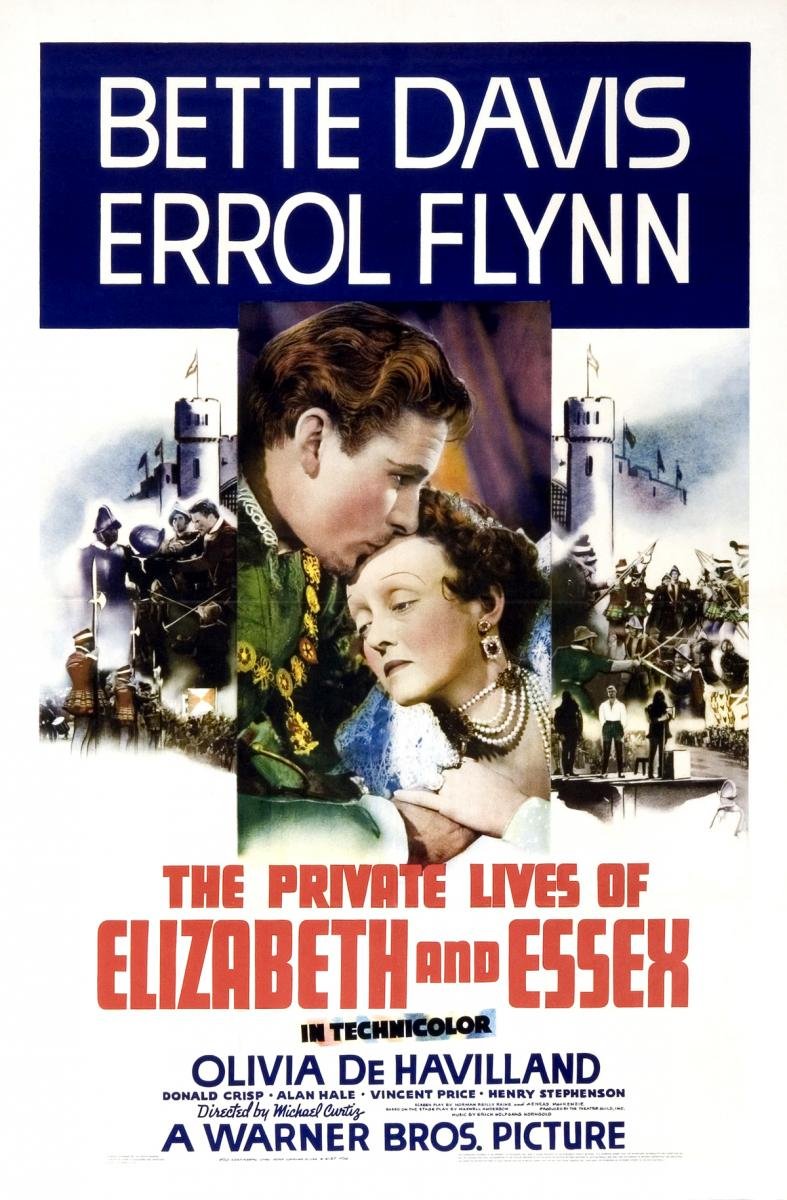 L'affiche du film The Private Lives of Elizabeth and Essex