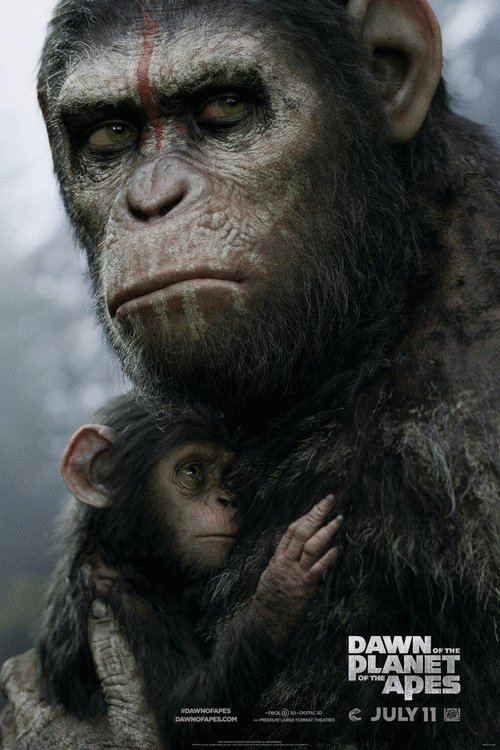 L'affiche du film Dawn of the Planet of the Apes
