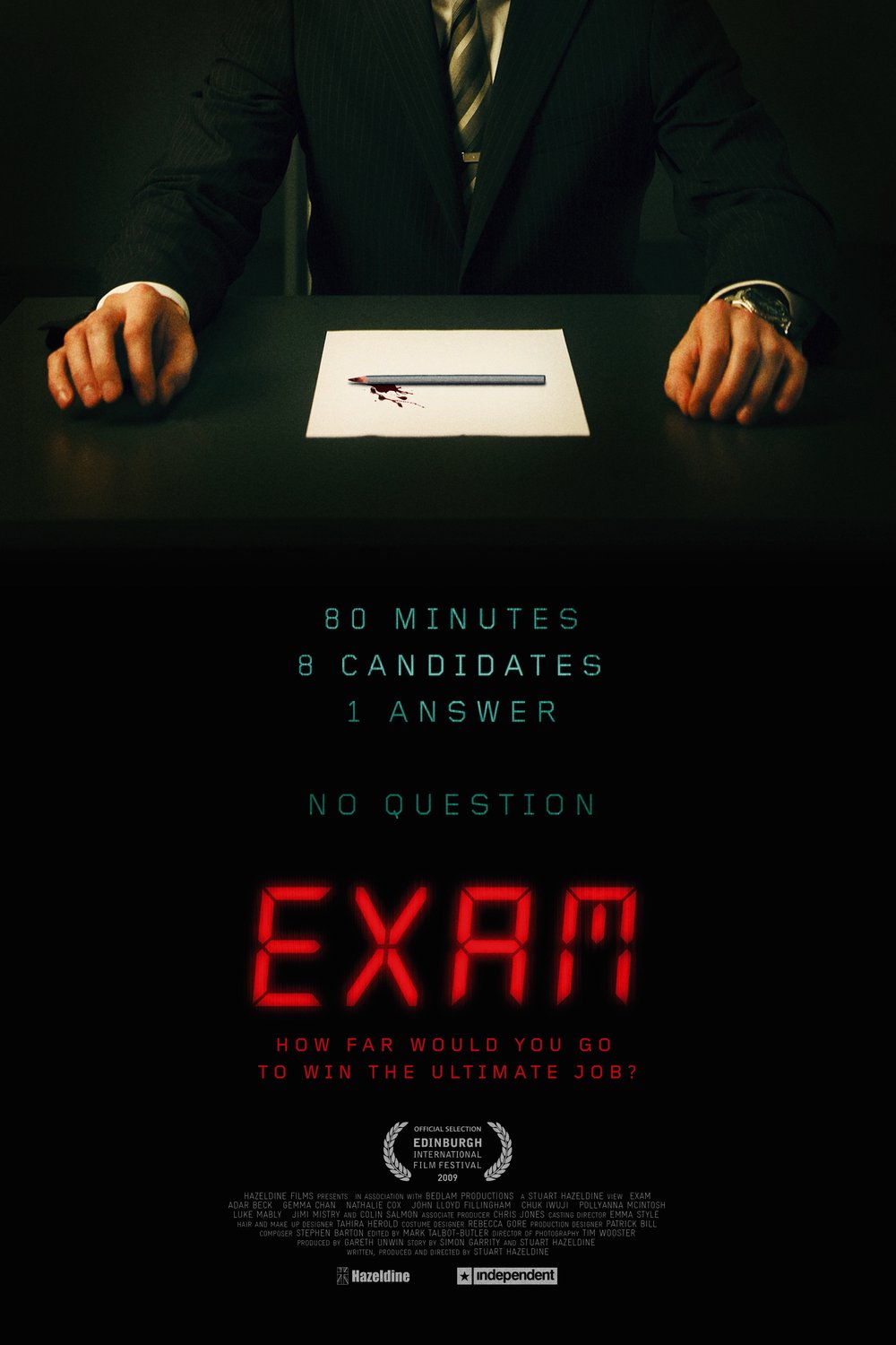 L'affiche du film Exam