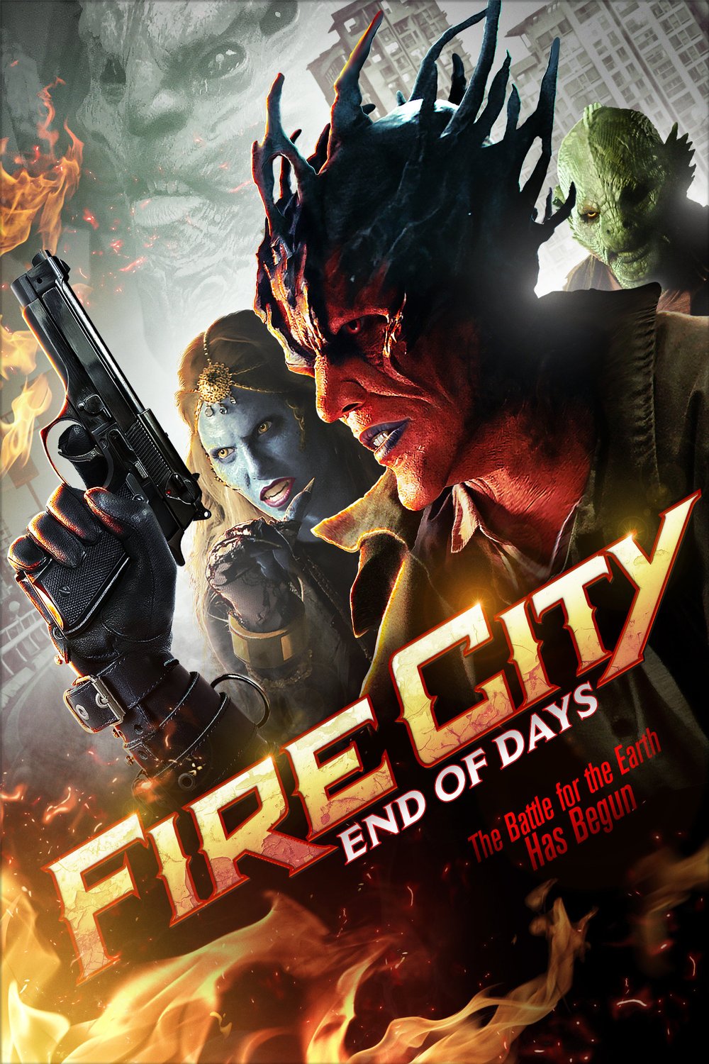 L'affiche du film Fire City: End of Days