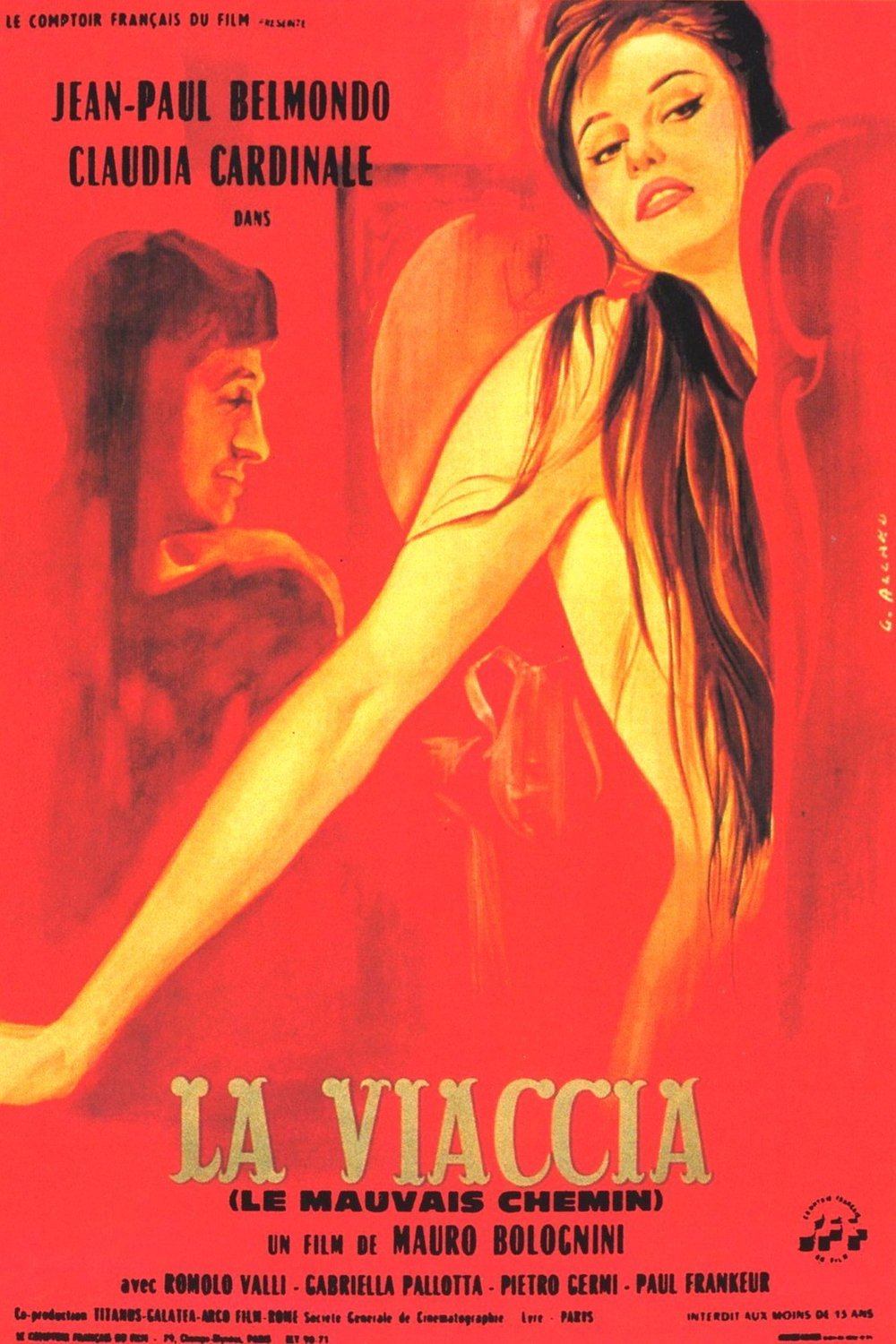 L'affiche originale du film La viaccia en italien