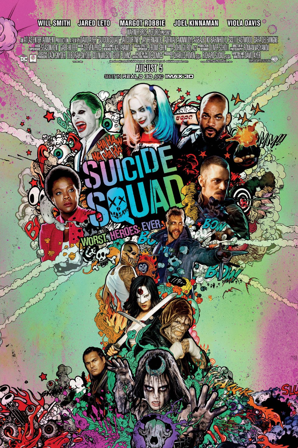 L'affiche du film Suicide Squad